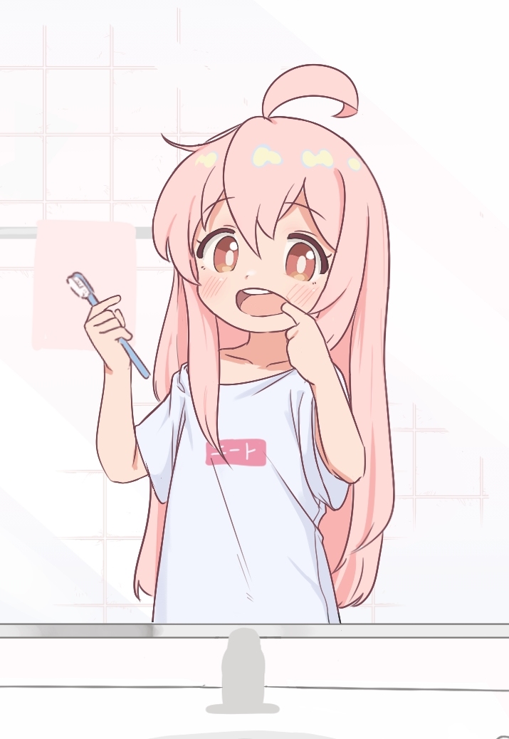This is a pixiv picture whose title is onimai.