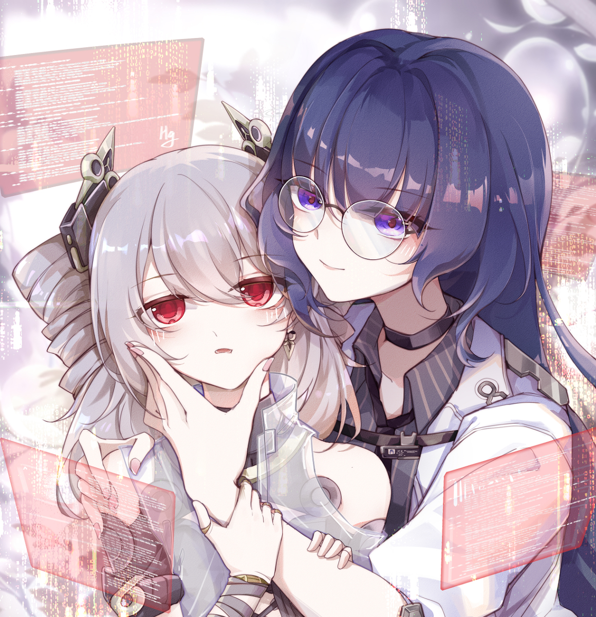 This is a pixiv picture whose title is 一些摸鱼.