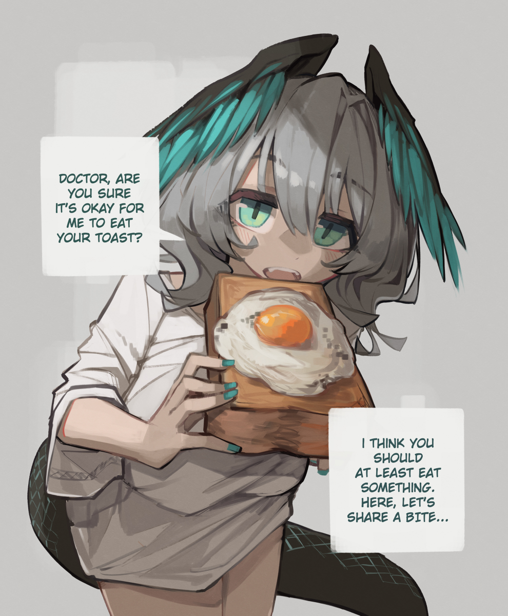 This is a pixiv picture whose title is Will you bite?🐍.