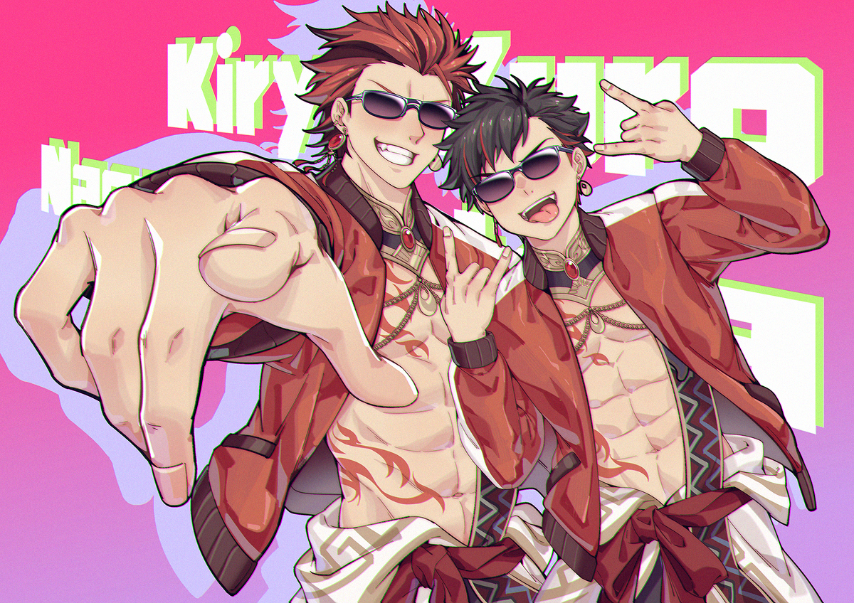 This is a pixiv picture whose title is 紅鉄rap.