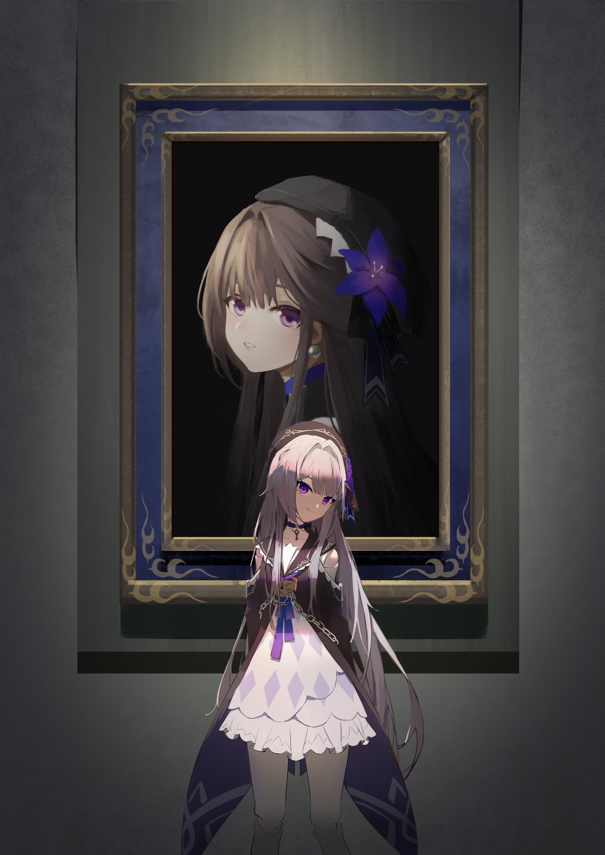 This is a pixiv picture whose title is 黑塔.