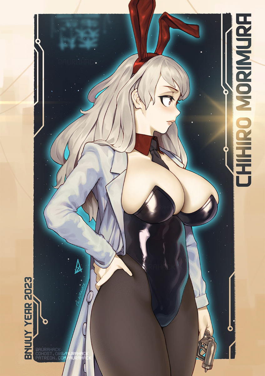 This is a pixiv picture whose title is バニーガール森村.