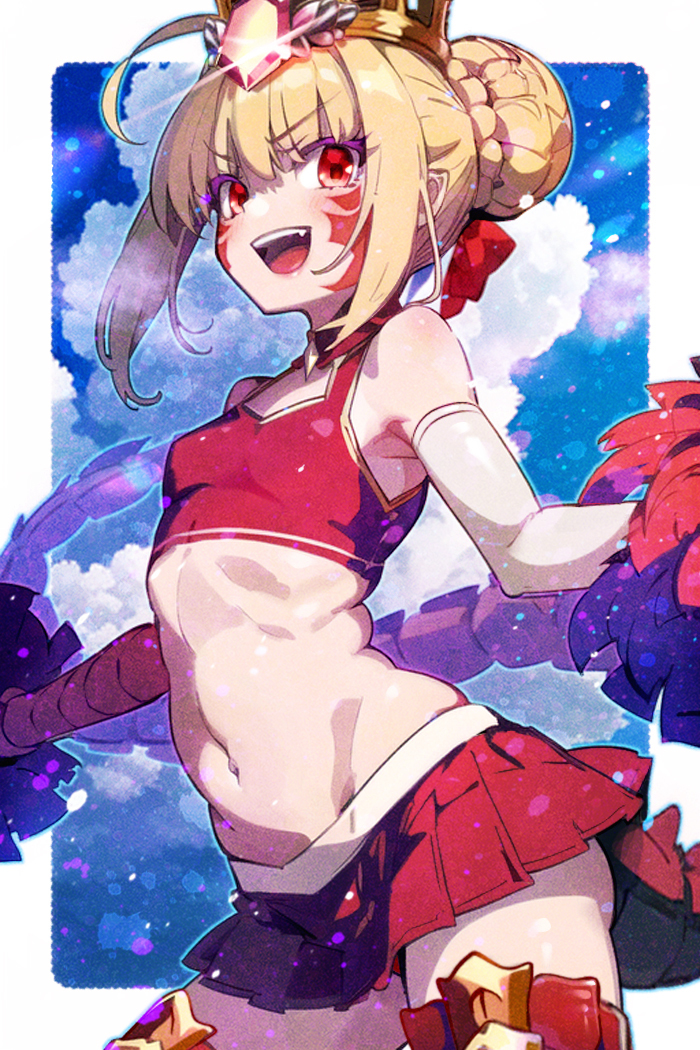This is a pixiv picture whose title is チアガール☆ドラコーちゃんも応援するよ！.
