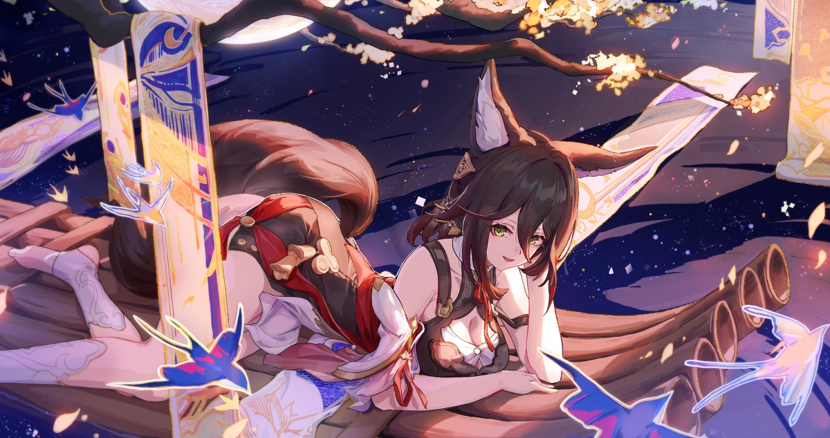 This is a pixiv picture whose title is 停云.