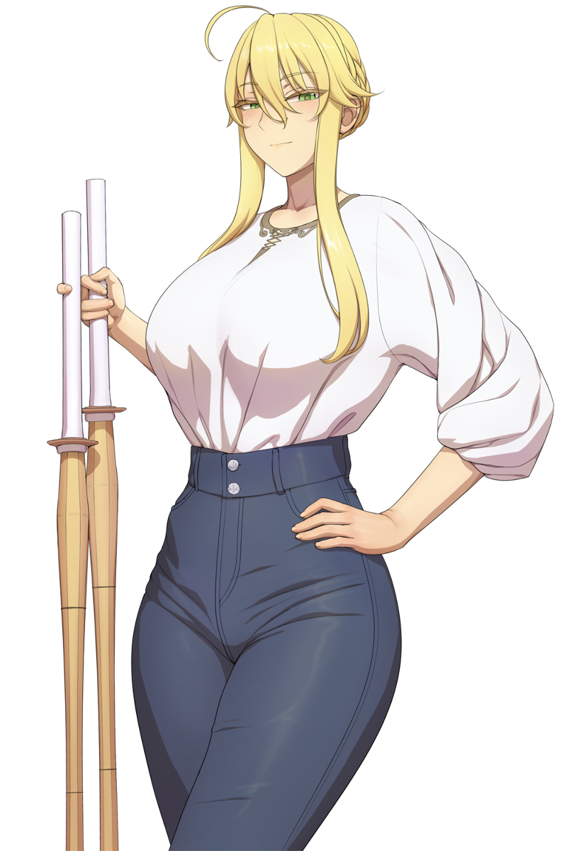 This is a pixiv picture whose title is Artoria, casual..