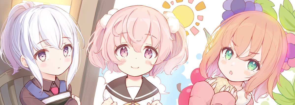 This is a pixiv picture whose title is ご近所ちゃんズ.