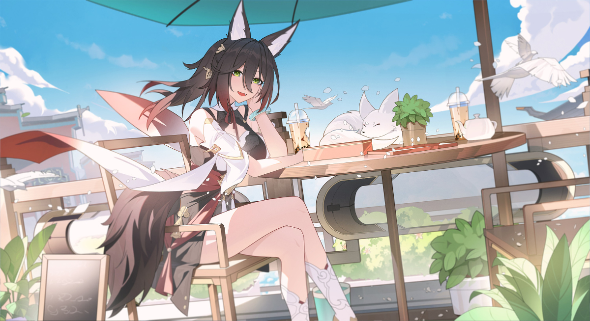 This is a pixiv picture whose title is 和停云小姐约会.