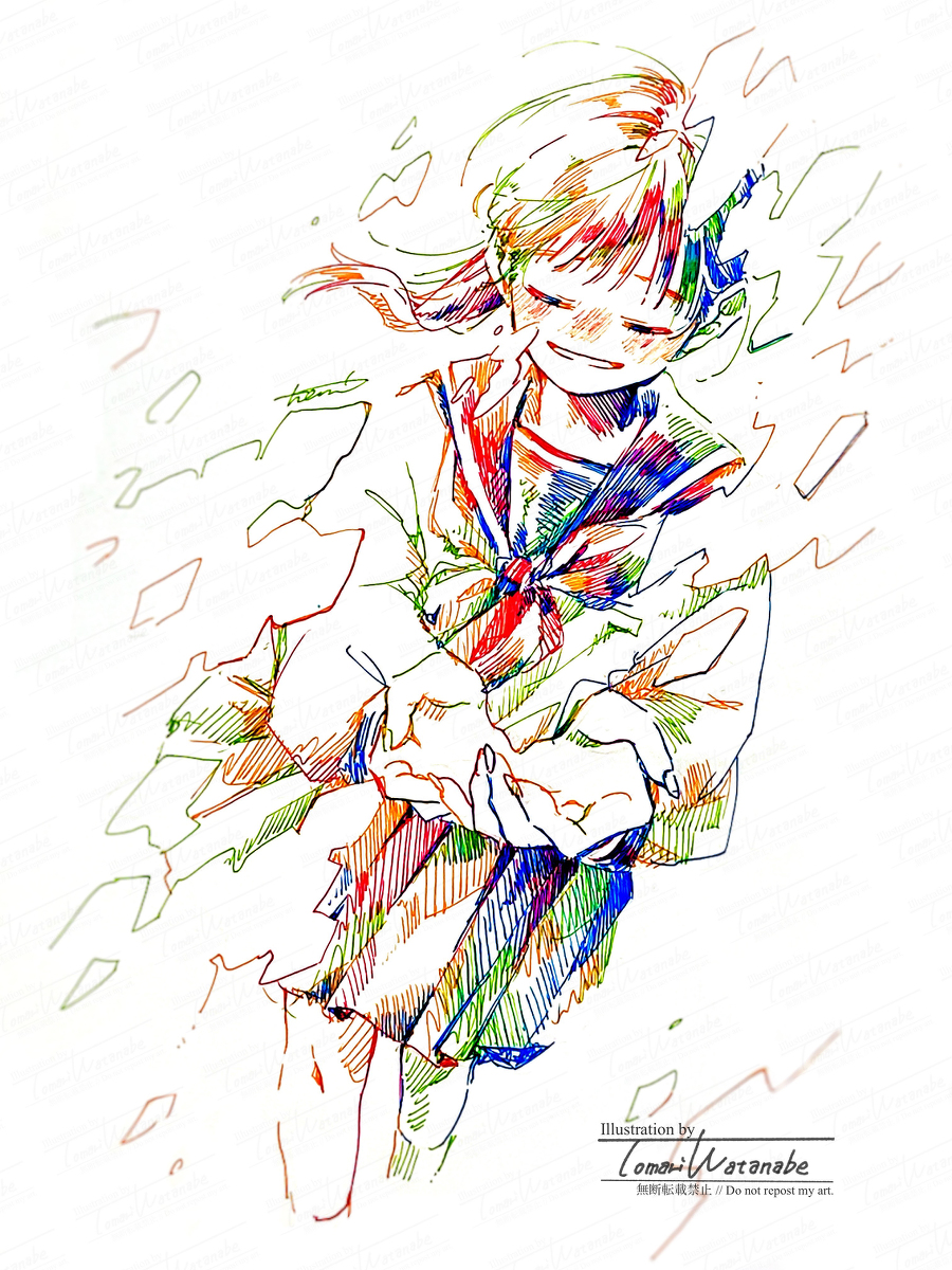 This is a pixiv picture whose title is 「全部、大事にするね」.