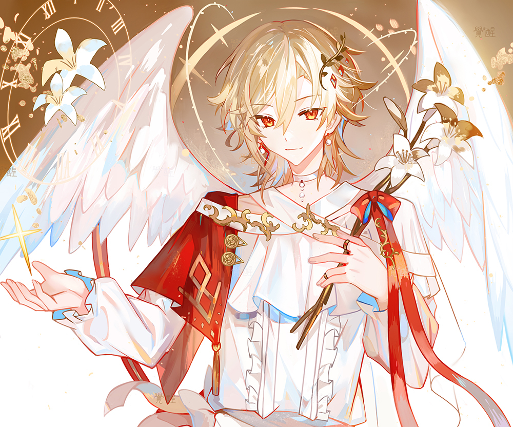This is a pixiv picture whose title is 大天使.