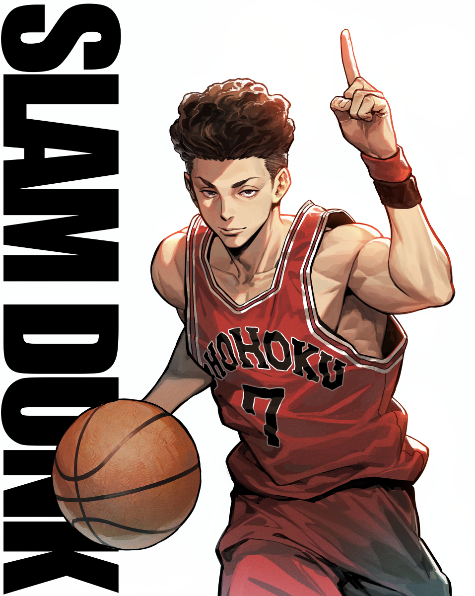 This is a pixiv picture whose title is スラムダンク fanart's.