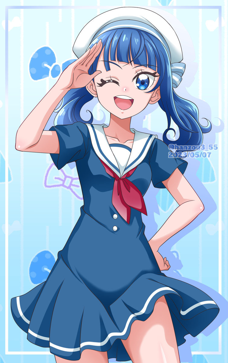 This is a pixiv picture whose title is ソラちゃんセーラー服.