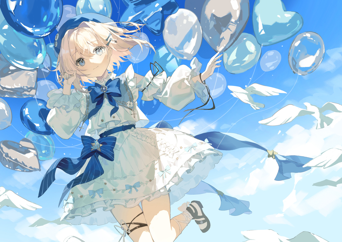 This is a pixiv picture whose title is 菫時.