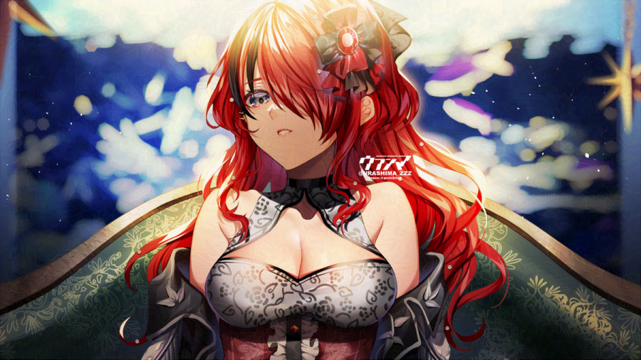 This is a pixiv picture whose title is 夢幻クライマックス.