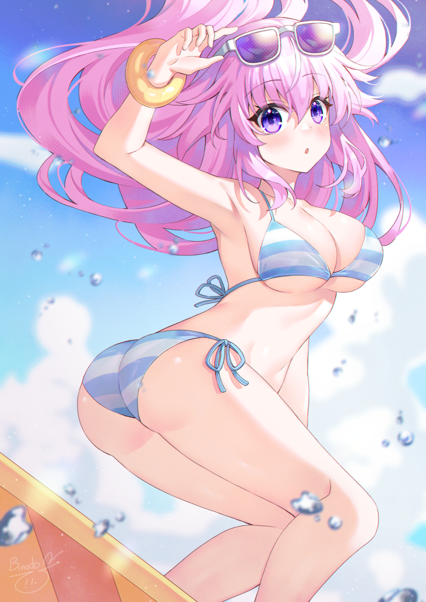 This is a pixiv picture whose title is 🌊水着ねぷ🌊.