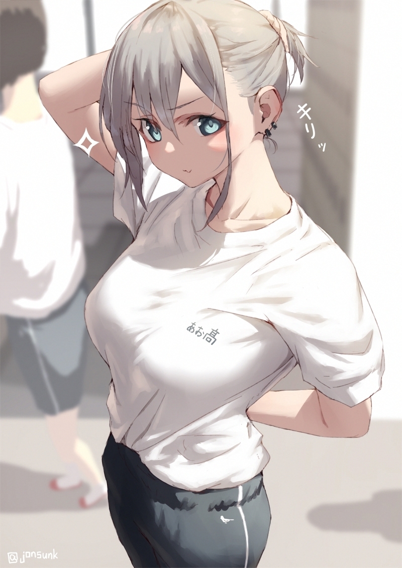 This is a pixiv picture whose title is （ショートポニテ！アリ寄りのアリでは…？）.