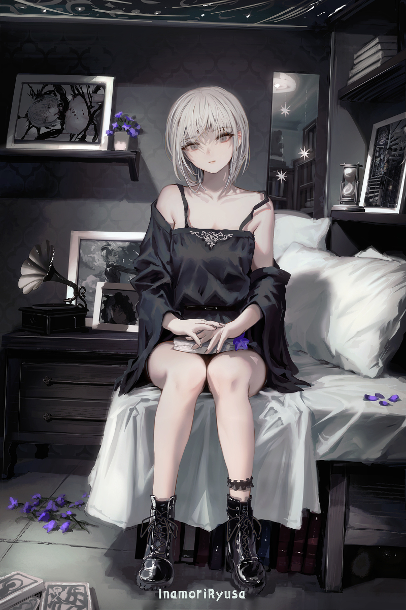 This is a pixiv picture whose title is 暗闇の速さはどのくらい.