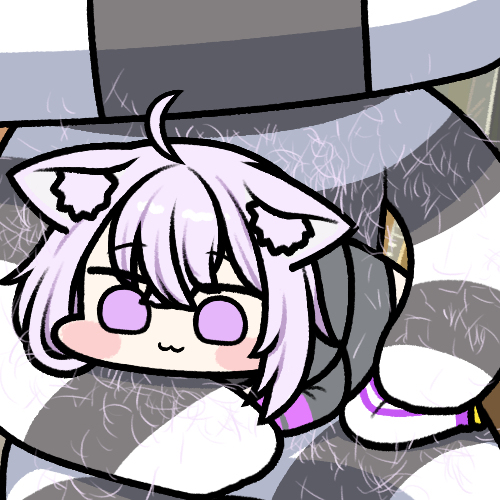 This is a pixiv picture whose title is 猫又おかゆ.