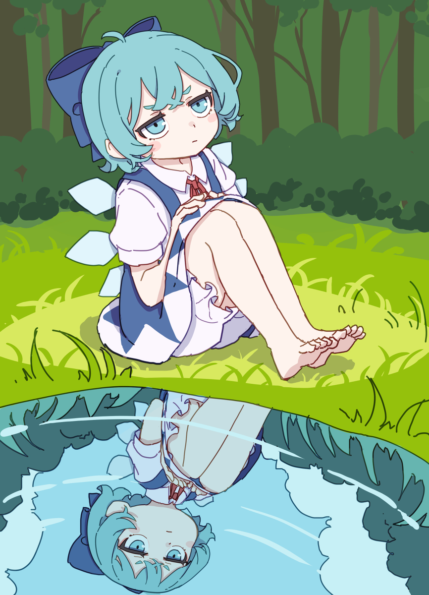 This is a pixiv picture whose title is 靴を落とした.