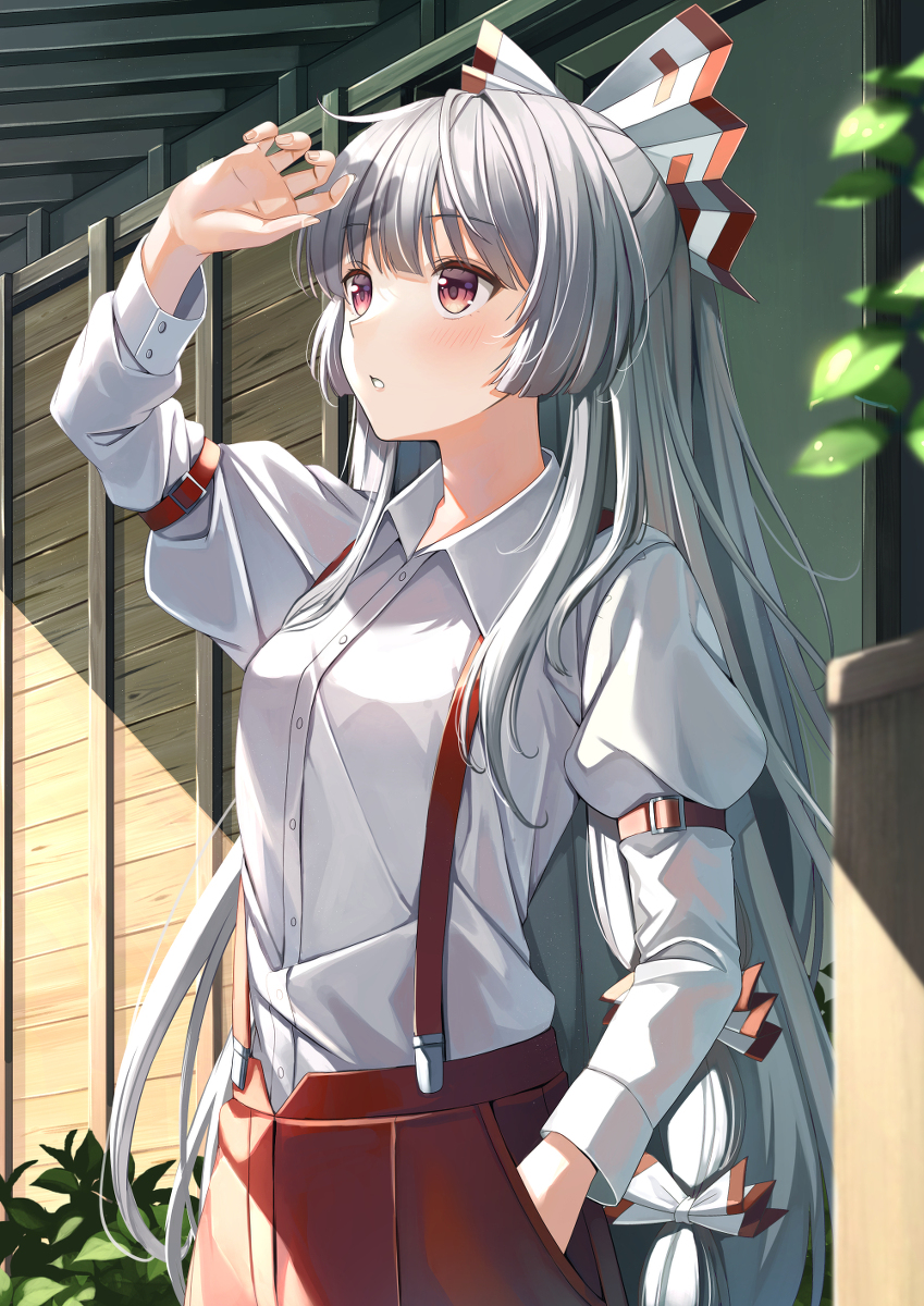 This is a pixiv picture whose title is 雨上がり.