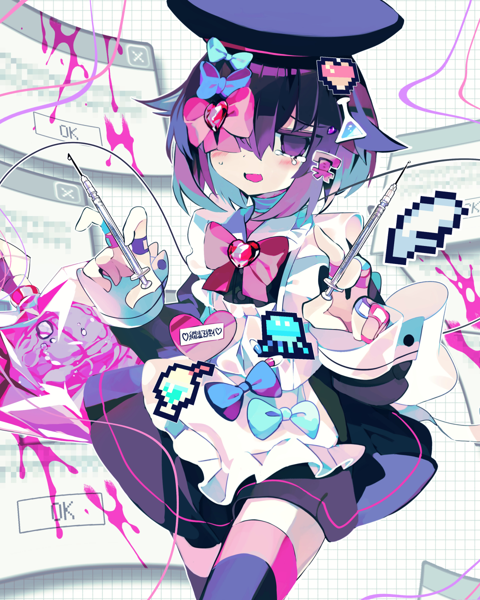 This is a pixiv picture whose title is 生存限界.