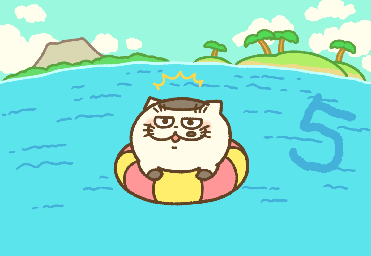 This is a pixiv picture whose title is おじ猫１１巻カウントダウンイラスト.