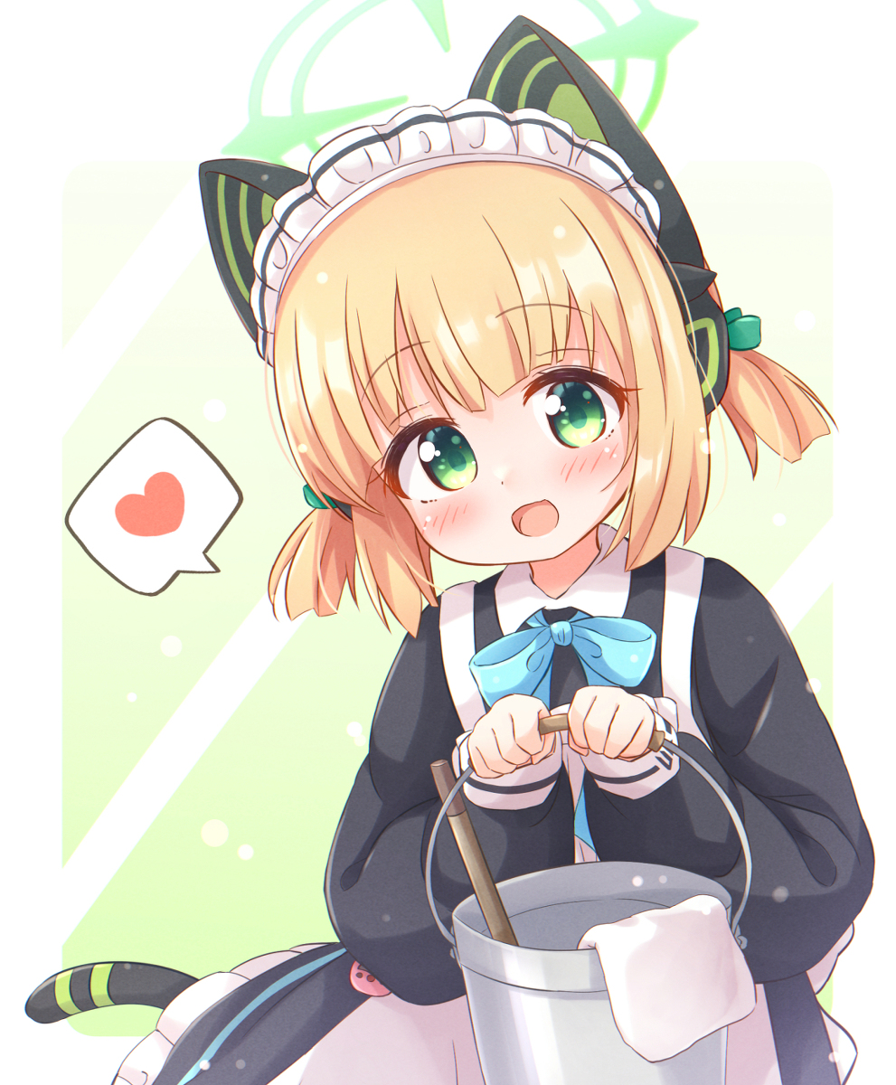 This is a pixiv picture whose title is メイド服ミドリちゃん.