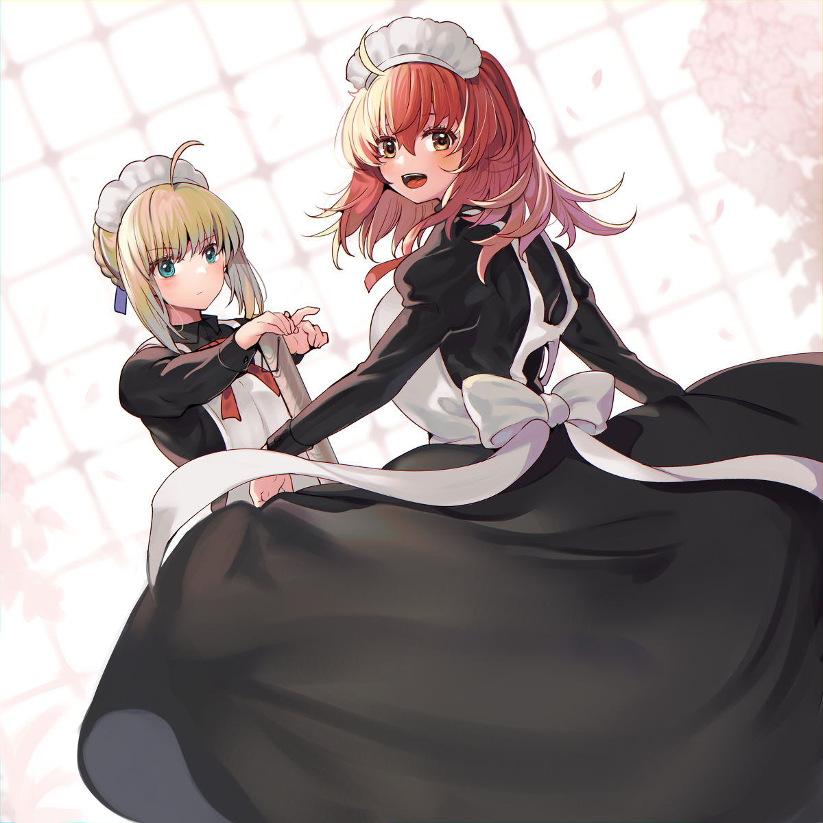 This is a pixiv picture whose title is メイドの日.