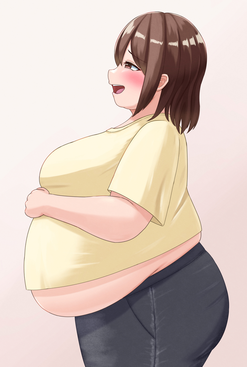 This is a pixiv picture whose title is 横から.