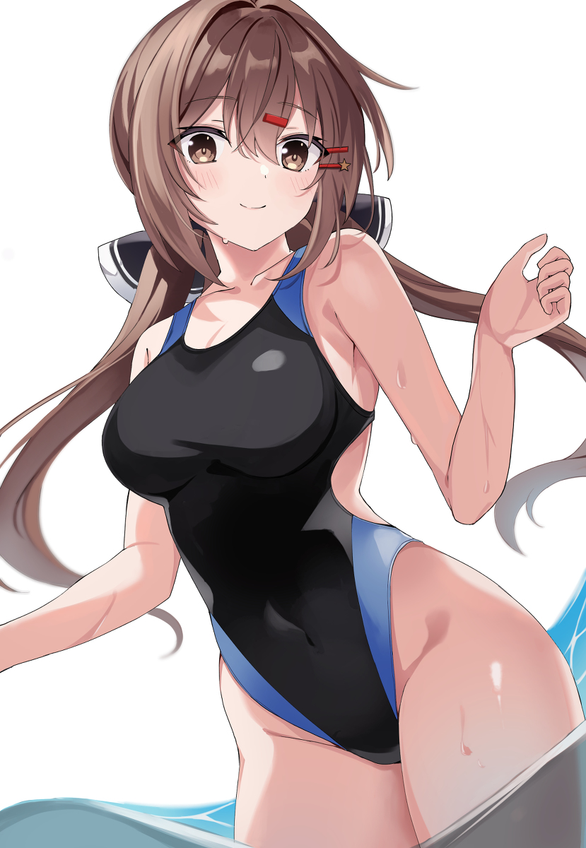 This is a pixiv picture whose title is 水着タシュケント.