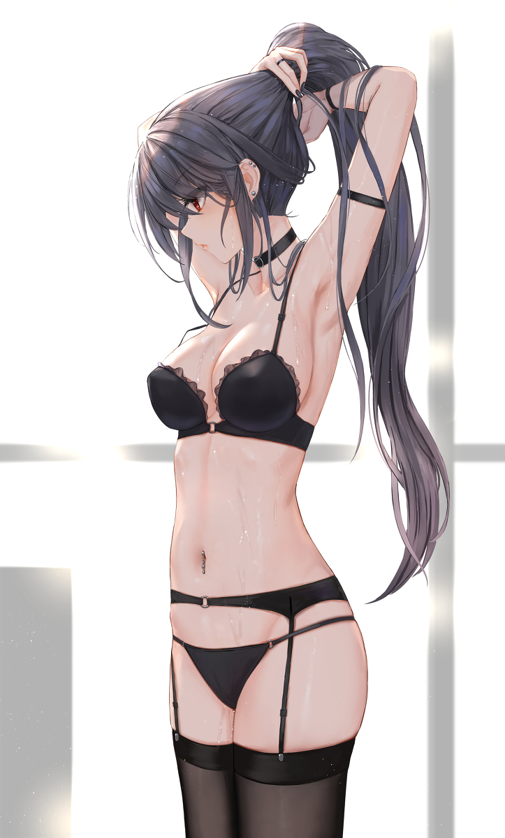 This is a pixiv picture whose title is 35°C.