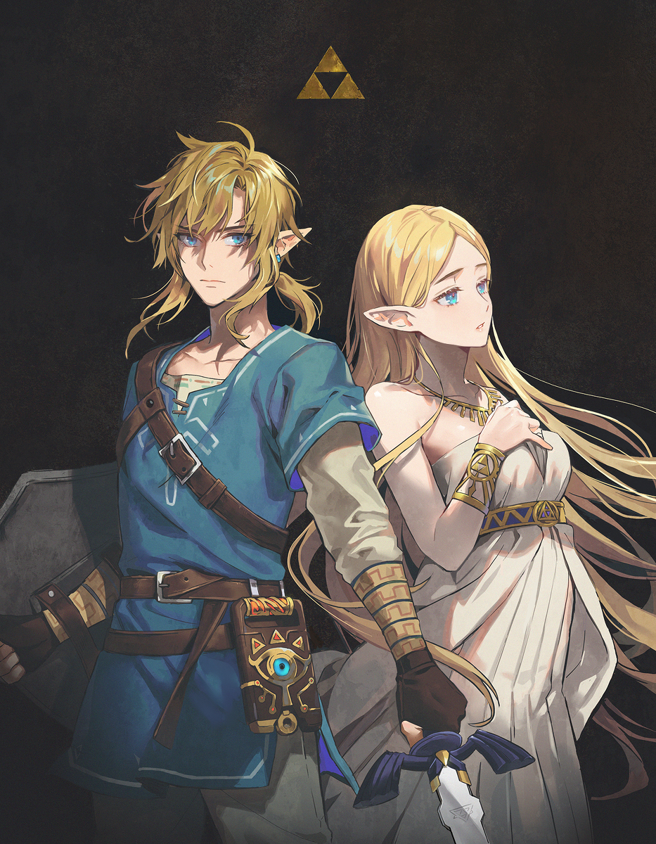 This is a pixiv picture whose title is ゼルダの伝説.