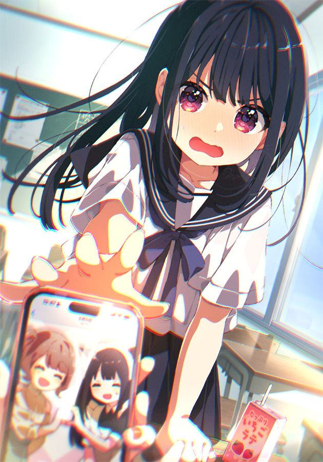 This is a pixiv picture whose title is 口の悪いあの子の秘密.
