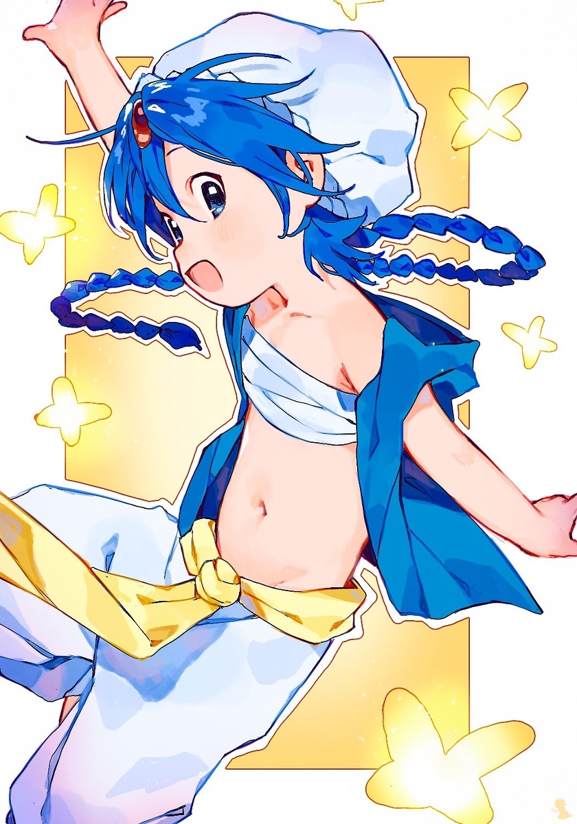 This is a pixiv picture whose title is Aladdin from Magi!.