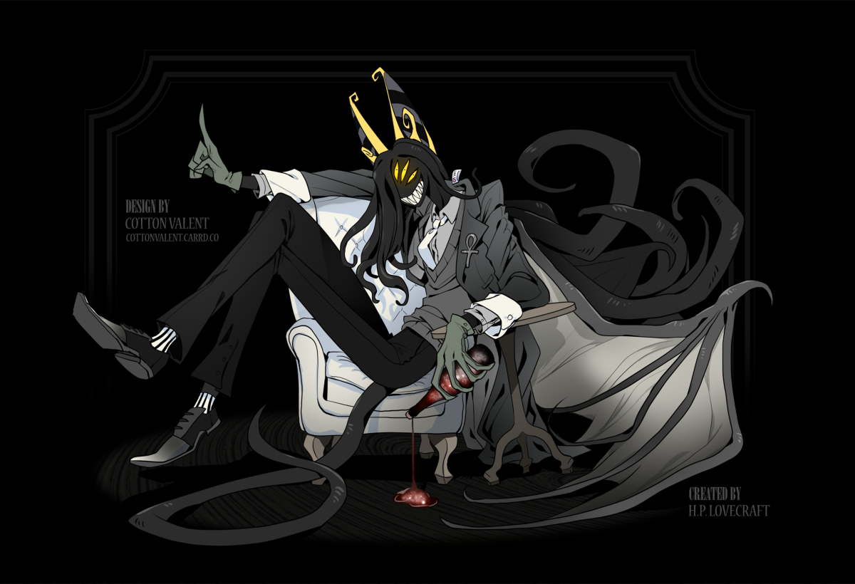 This is a pixiv picture whose title is Nyarlathotep.
