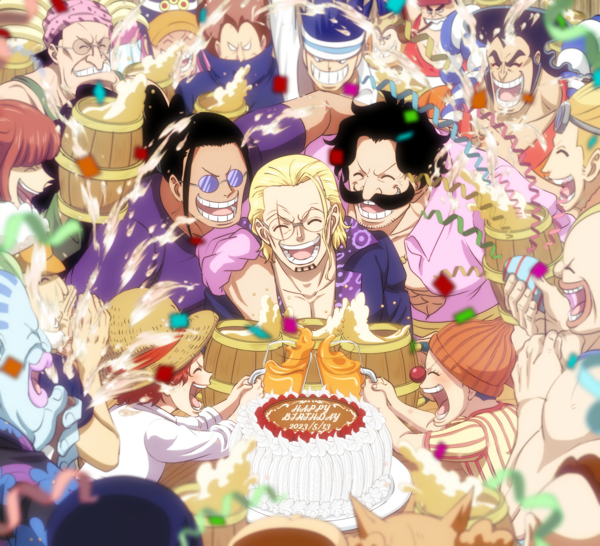 This is a pixiv picture whose title is レイリーお誕生日おめでとう！！2023.
