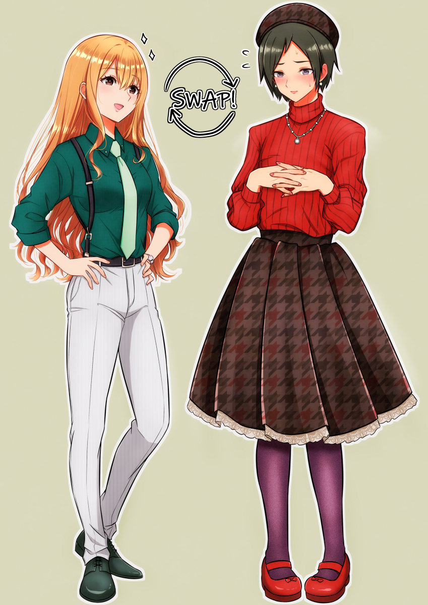 This is a pixiv picture whose title is 🔄.