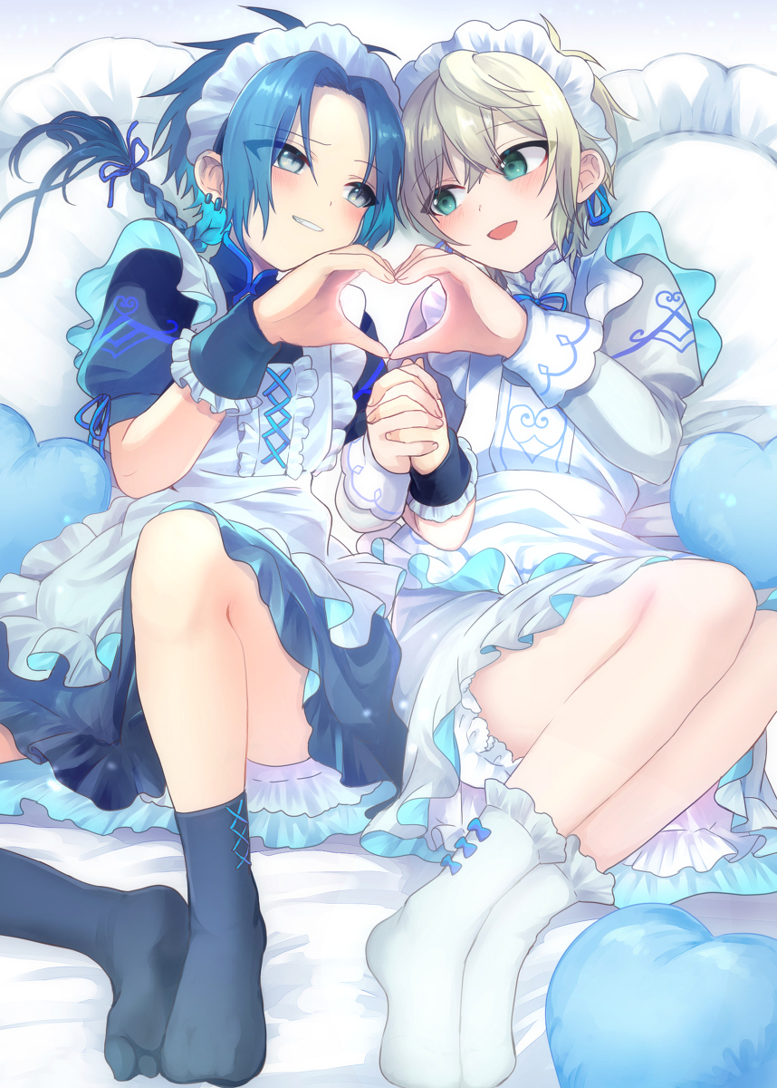 This is a pixiv picture whose title is メイドの日2023.