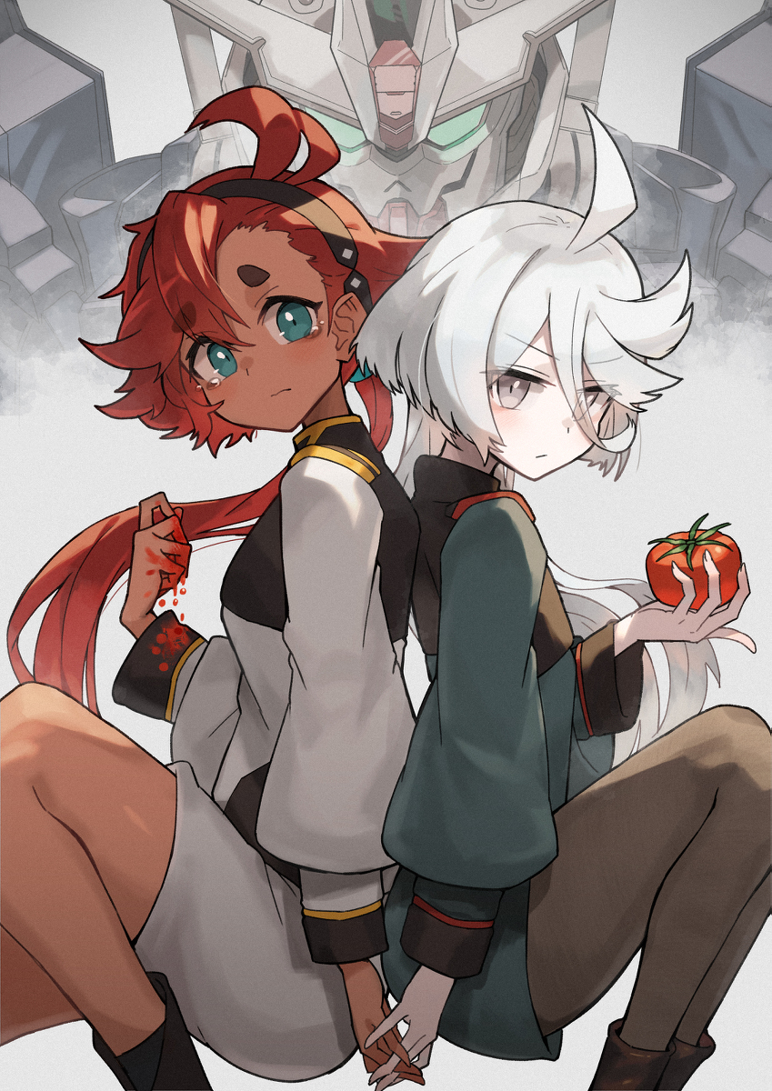 This is a pixiv picture whose title is スレッタ＆ミオリネ.