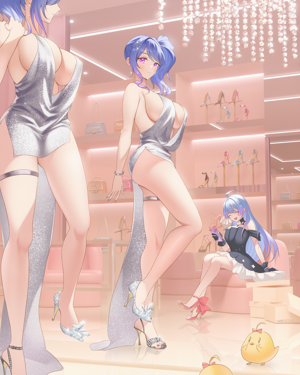This is a pixiv picture whose title is ショッピング.