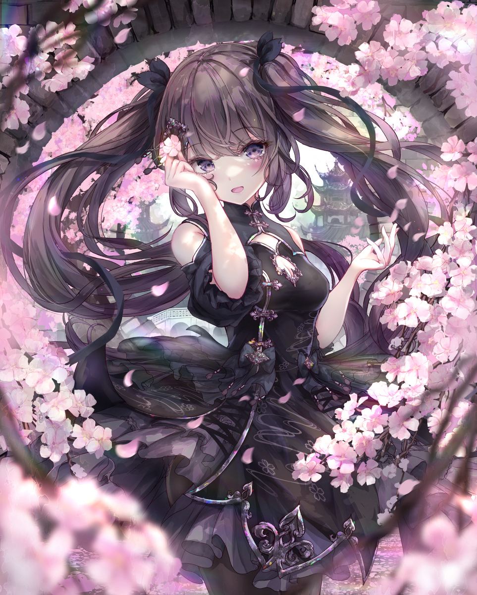 This is a pixiv picture whose title is 🌸🌸🌸.
