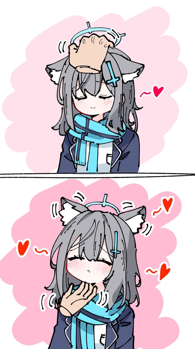 This is a pixiv picture whose title is 誕生日のなでなで.