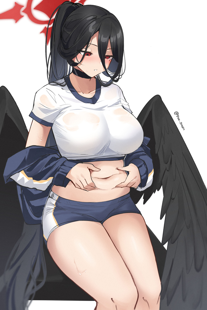 This is a pixiv picture whose title is Hasumi.