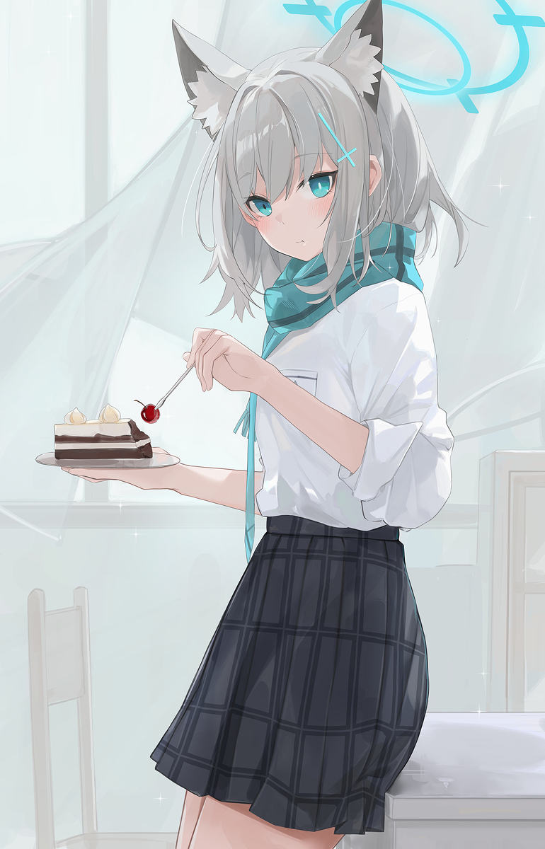 This is a pixiv picture whose title is シロコの誕生日.