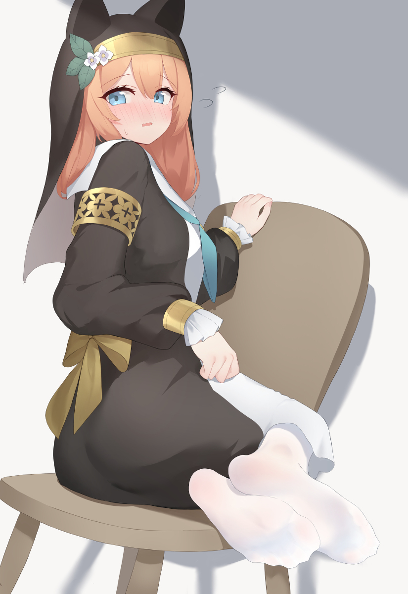 This is a pixiv picture whose title is 足見せて!　＃5.