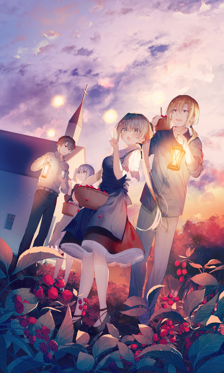 This is a pixiv picture whose title is 『白聖女と黒牧師』⑫.