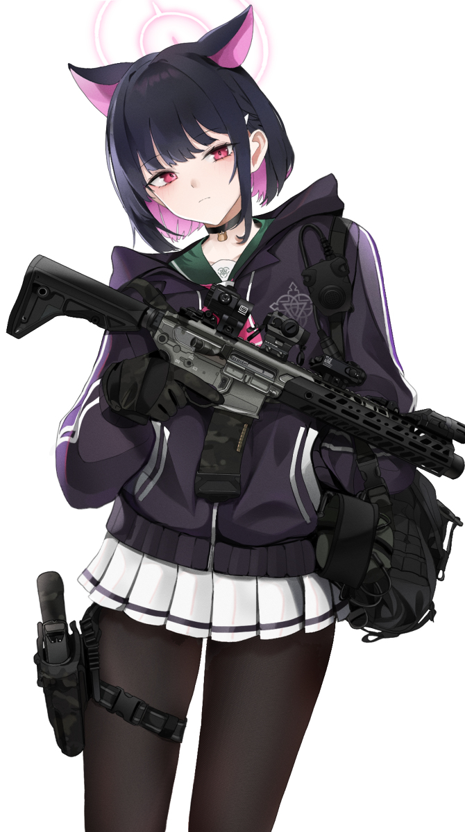 This is a pixiv picture whose title is カズサ🔫.