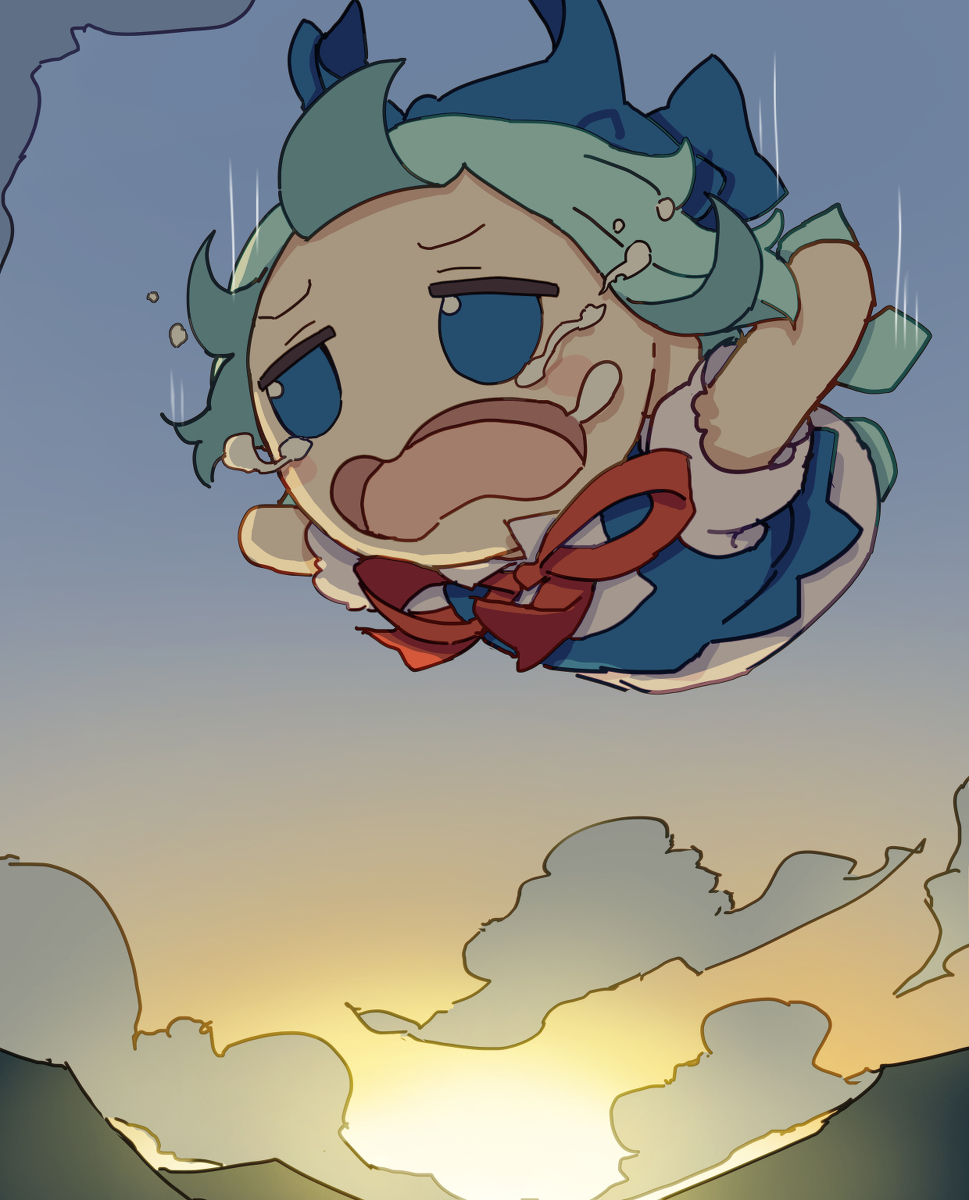 This is a pixiv picture whose title is 落下するふもふもちるの。.