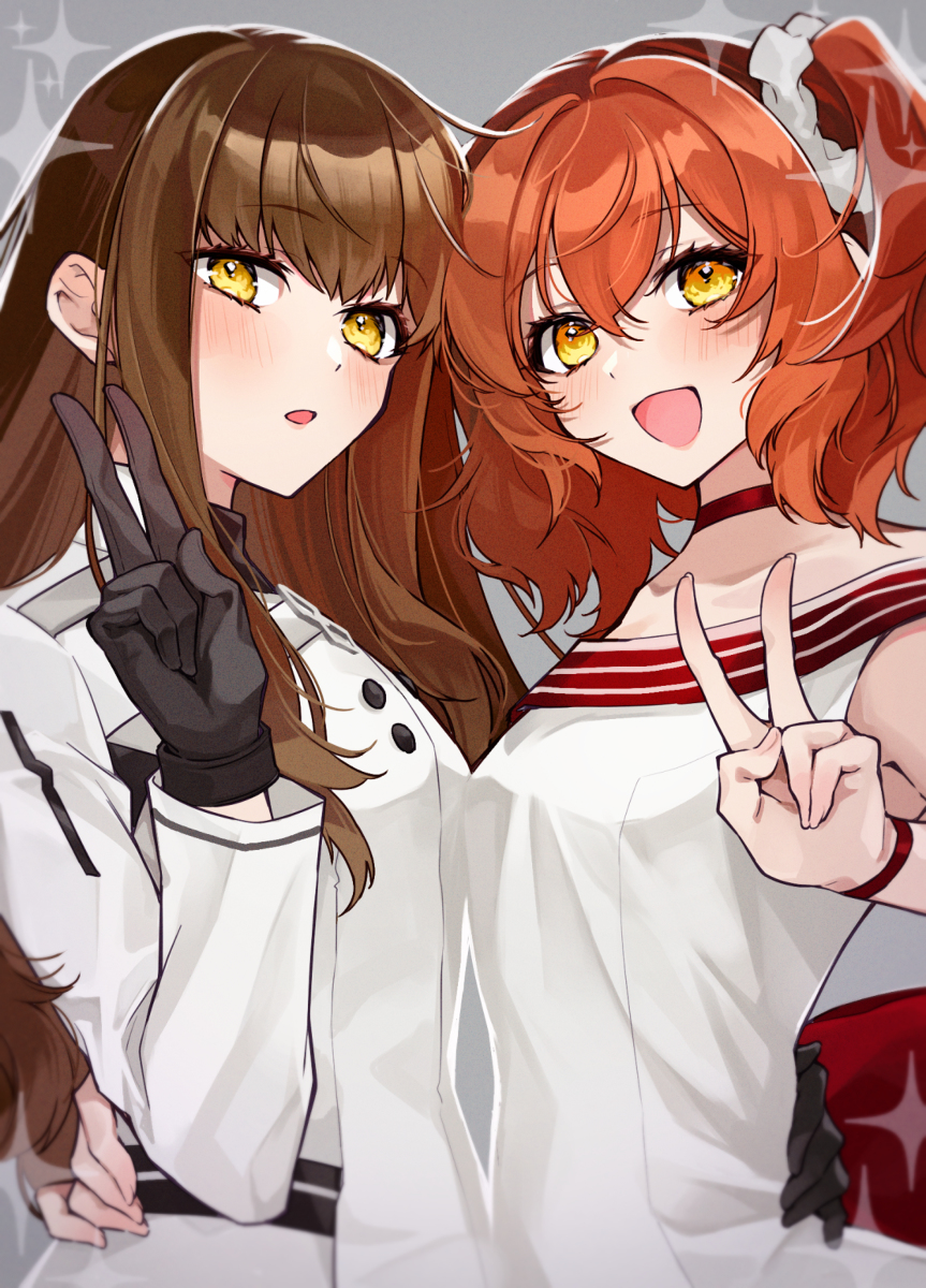 This is a pixiv picture whose title is ぐだ子＆ザビ子.