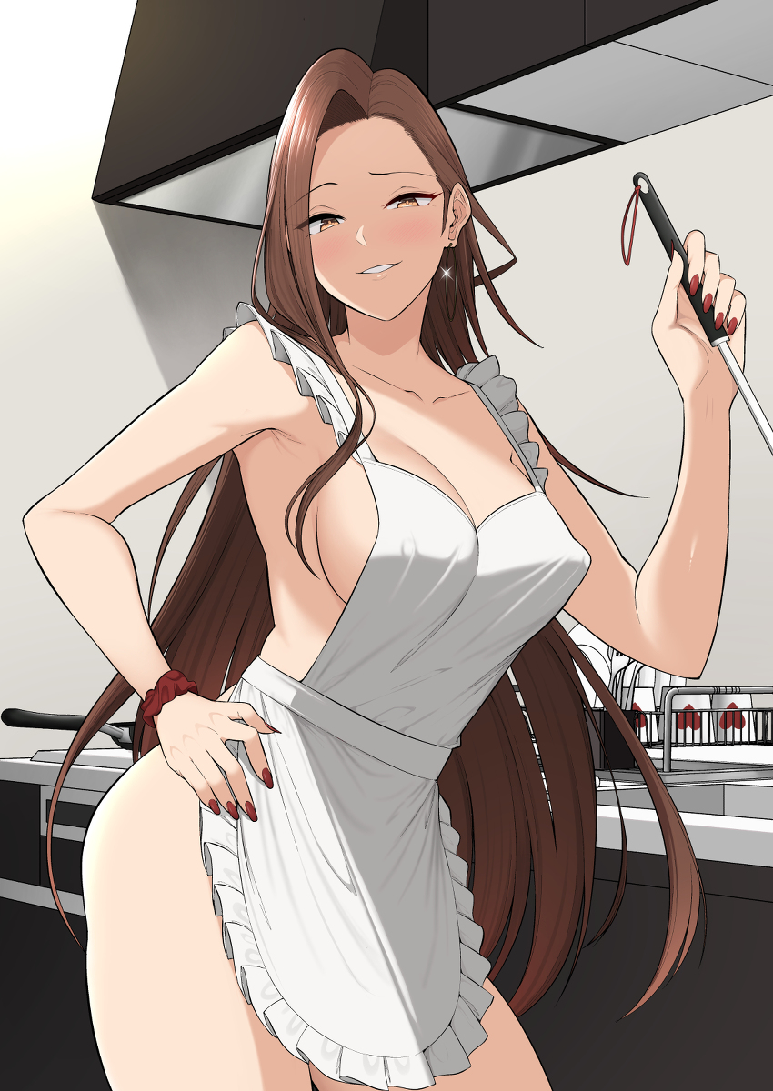 This is a pixiv picture whose title is お姉さんと一緒に晩御飯つくろっか♪.