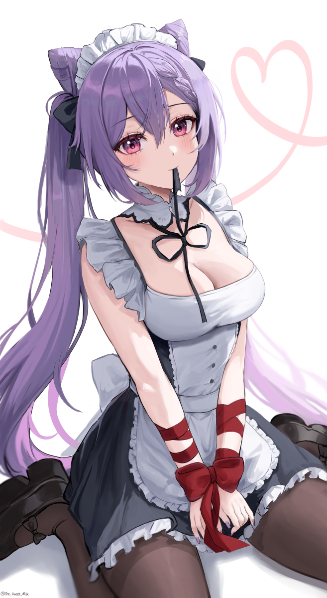 This is a pixiv picture whose title is 🎀.